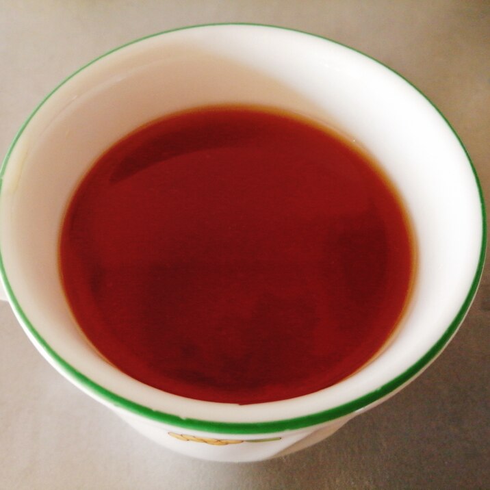 柚子入りの蜂蜜紅茶